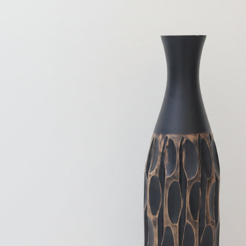 Charcoal Geometric Finial