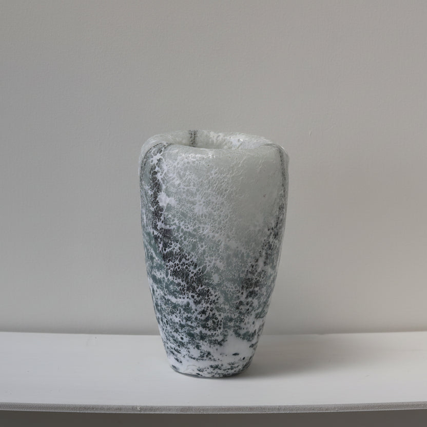 Granite Frosted Glass Urns