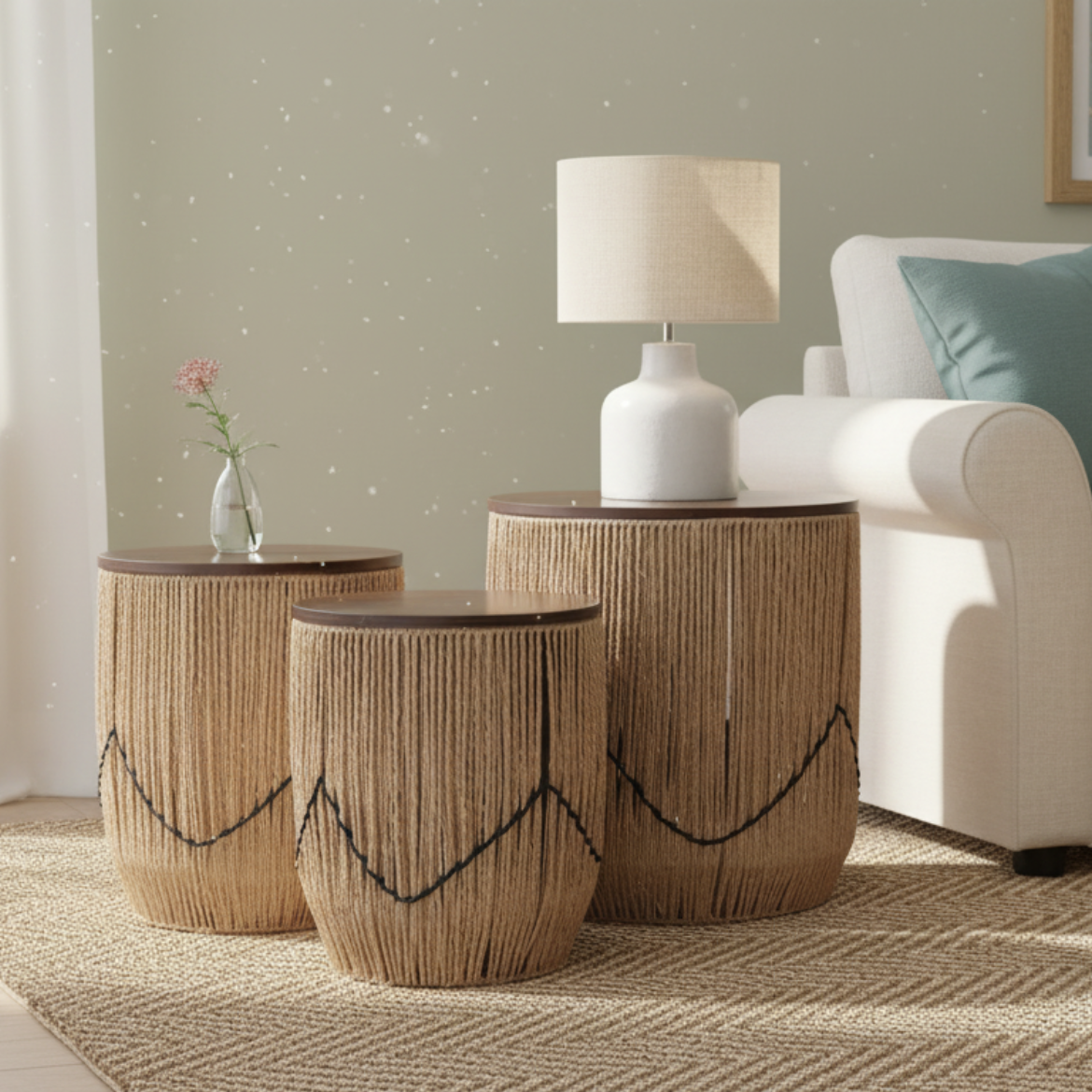 Kora Rope Accent Tables