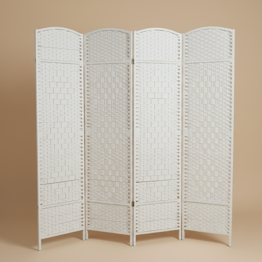Woven Room Divider – Natural
