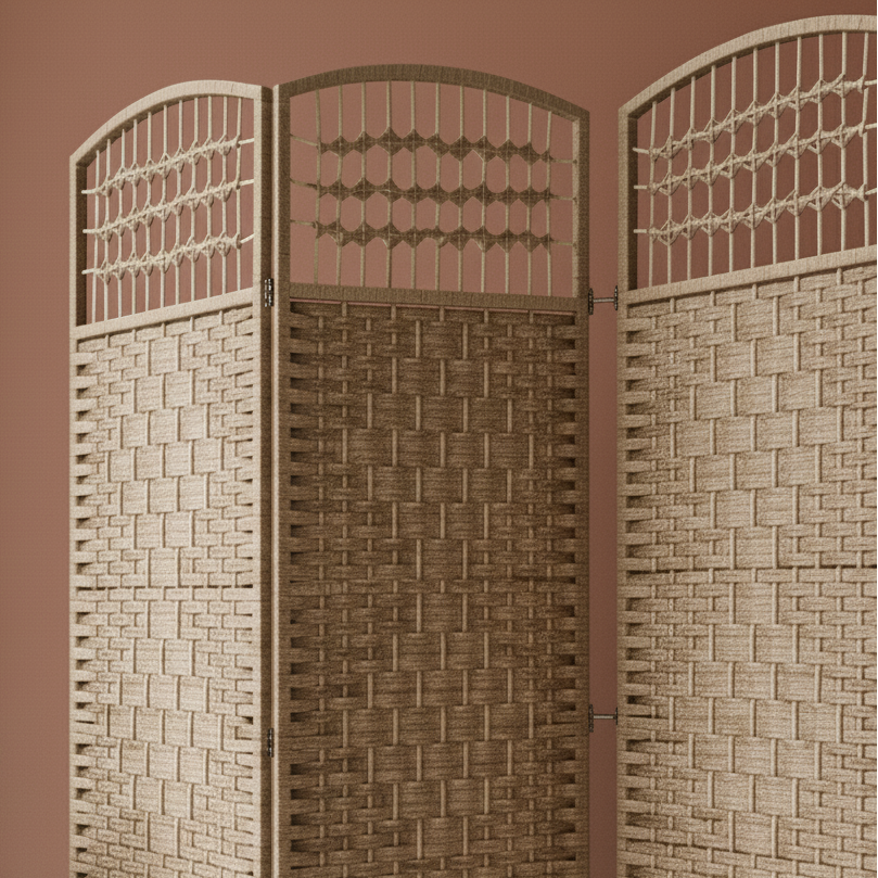 Woven Room Divider – Mixed Weave