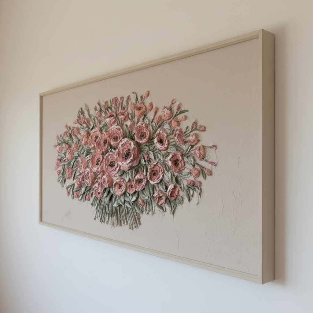 Blush Meadow Floral Art