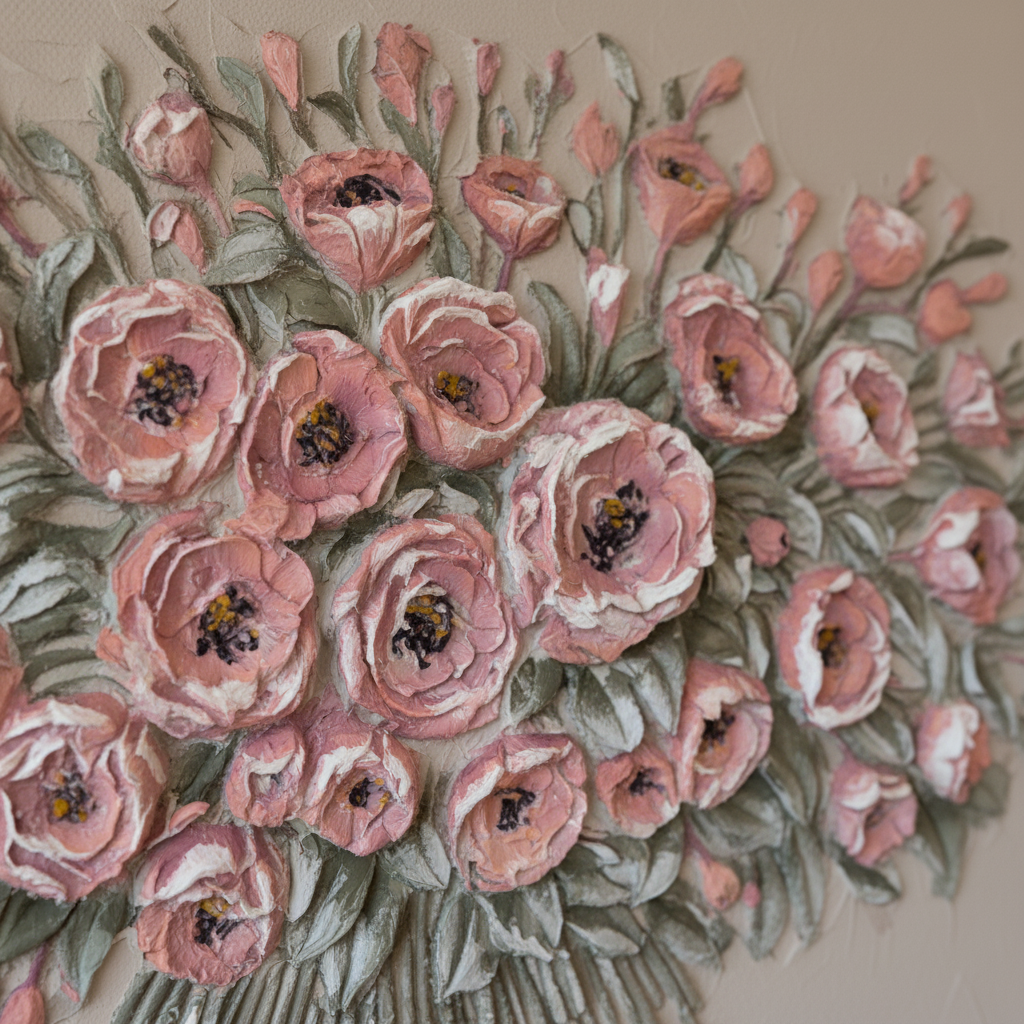 Blush Meadow Floral Art