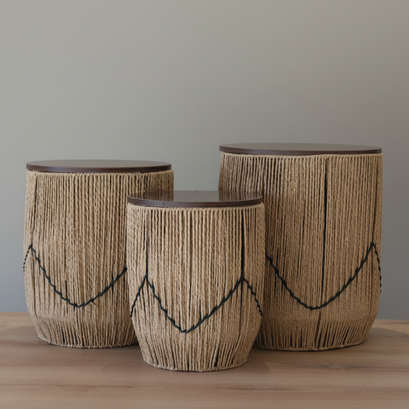 Kora Rope Accent Tables