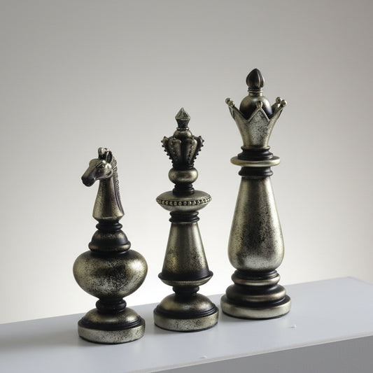The Grandmaster Chess Sculpture Set