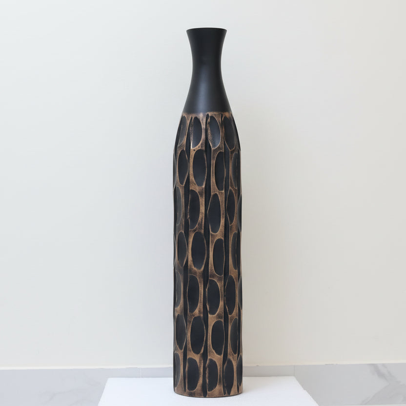 Charcoal Geometric Finial