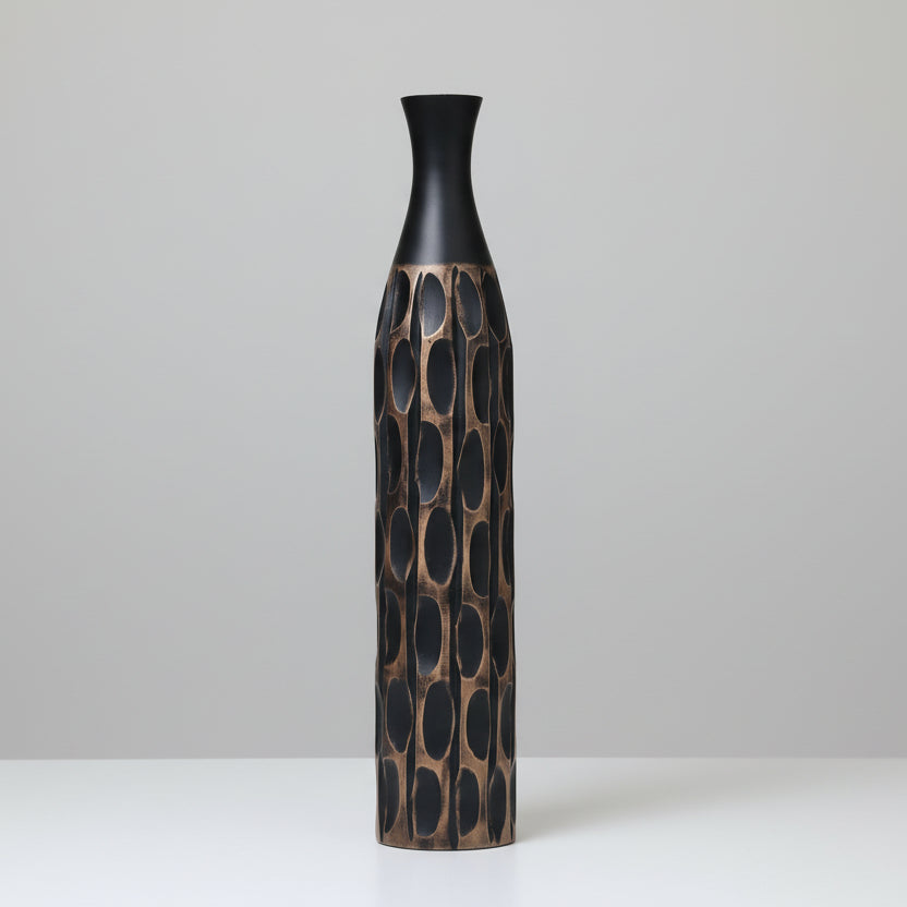 Charcoal Geometric Finial