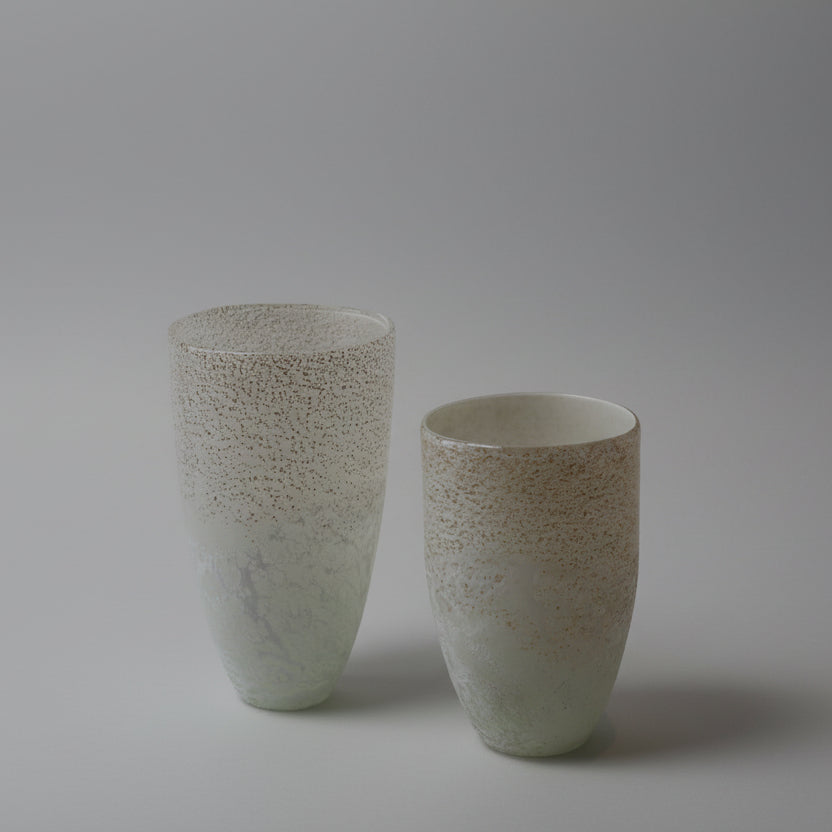 Glacial Gold Speckled Cylinders
