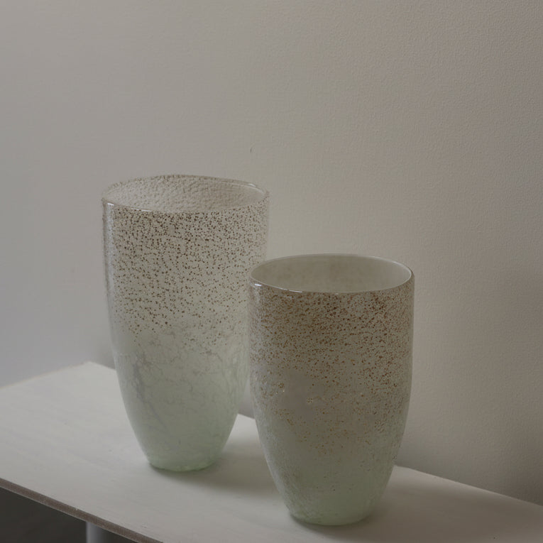 Glacial Gold Speckled Cylinders