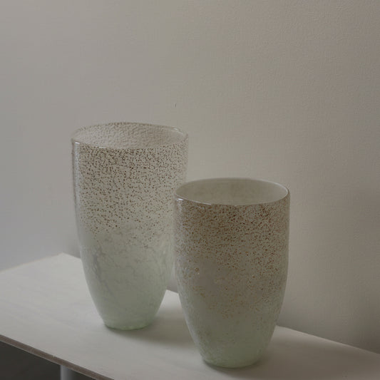 Glacial Gold Speckled Cylinders