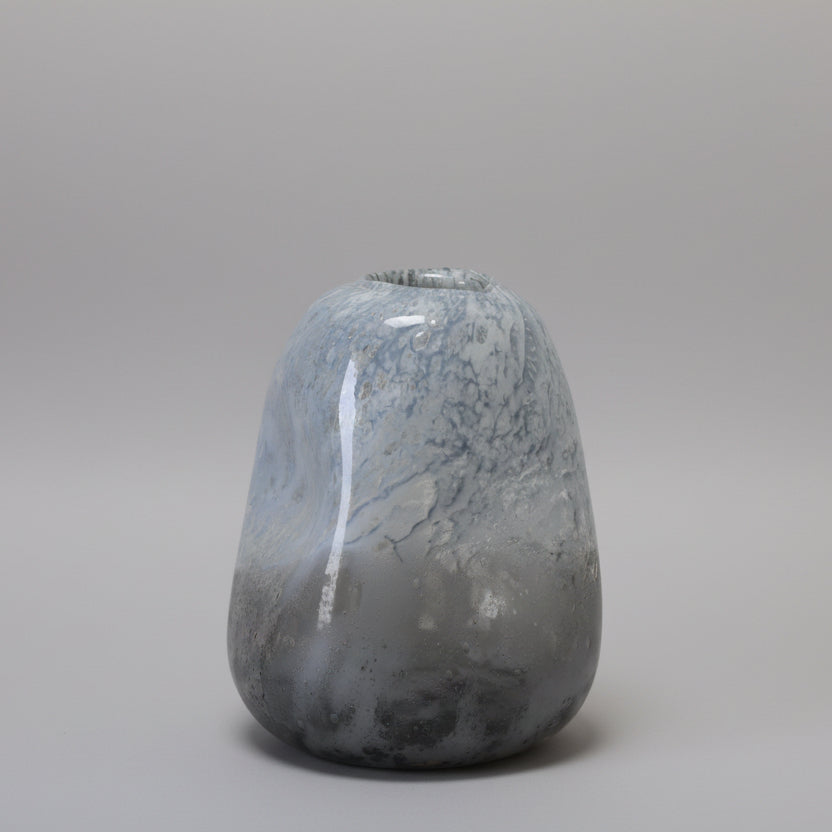 Stormy Sky Frosted Urn