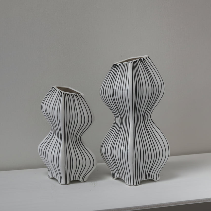 Pinstripe Sculptural Set