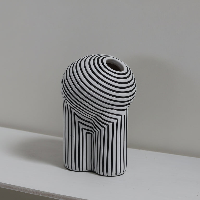 Zebra Illusion Vases