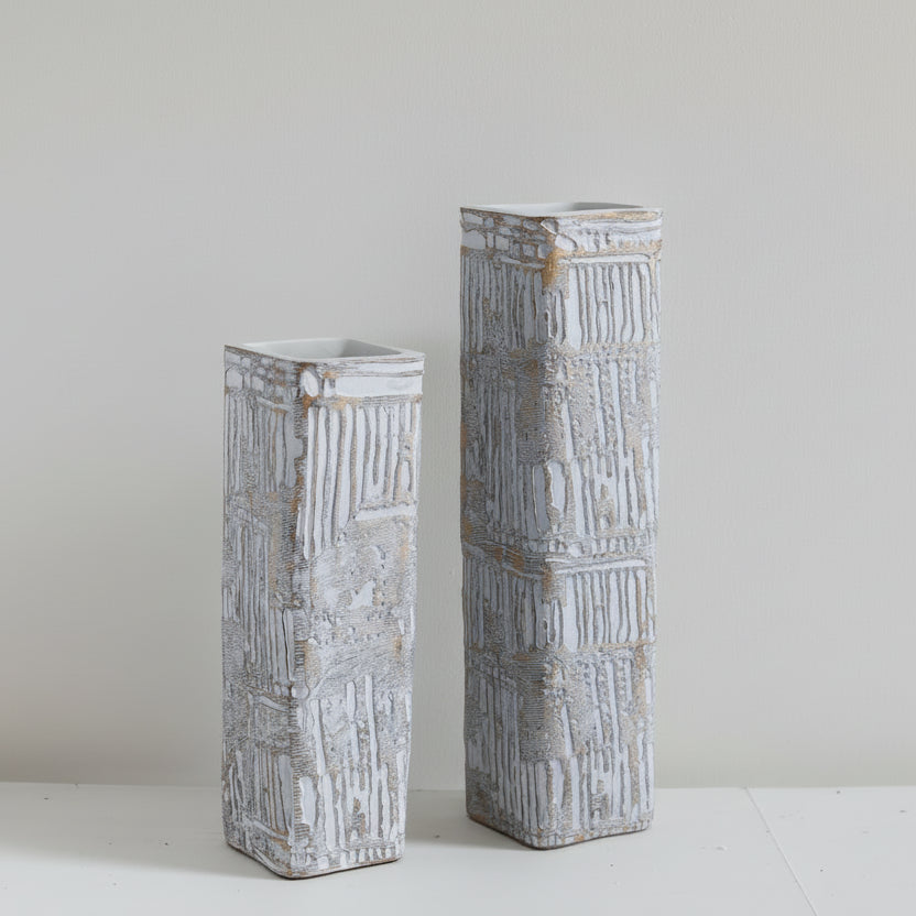 White-Wash Industrial Pillars