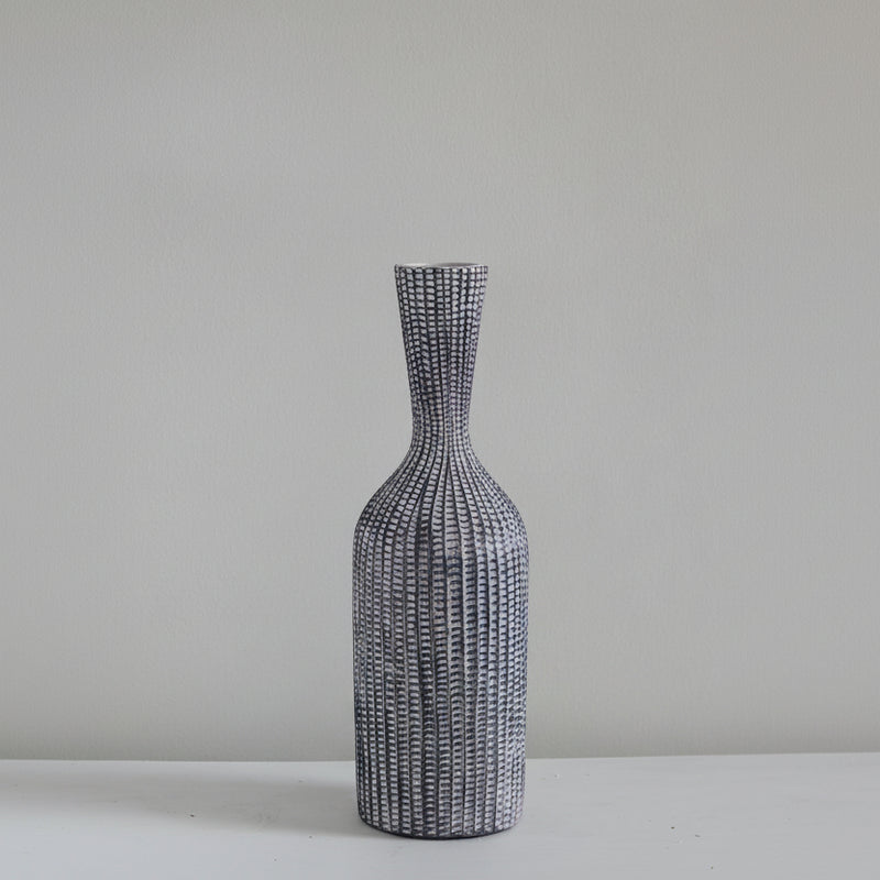 Stone-Finished Vase
