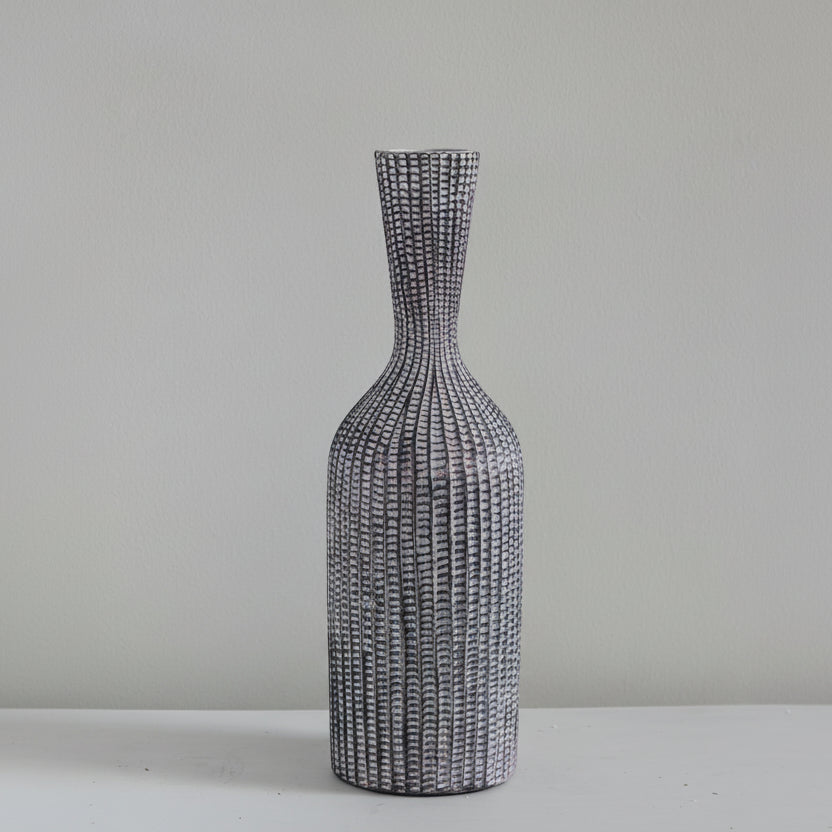 Stone-Finished Vase