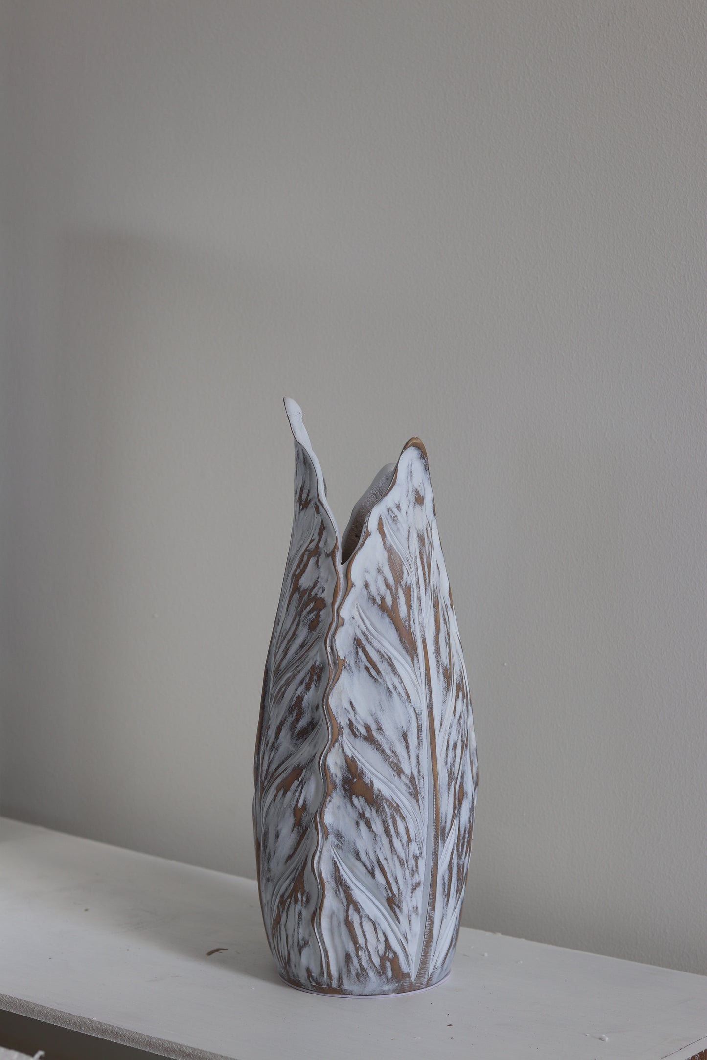 Frosted Foliage Sculptural Set